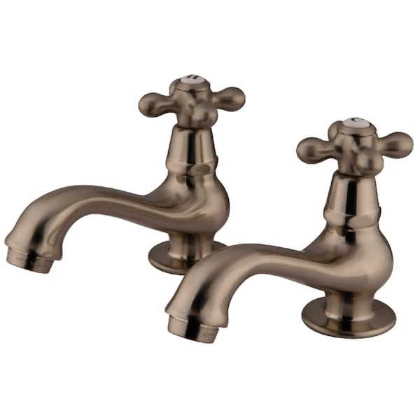 KS1108AX Heritage Basin Tap Faucet, Brushed Nickel